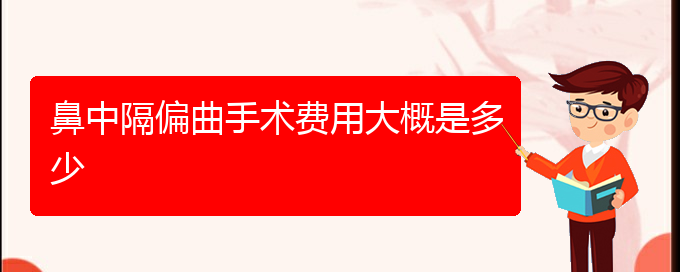 (貴陽(yáng)治療鼻中隔偏曲哪家醫(yī)院技術(shù)好)鼻中隔偏曲手術(shù)費(fèi)用大概是多少(圖1)