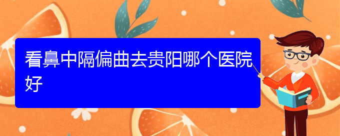 (貴陽治療鼻中隔偏曲的醫(yī)院哪家好)看鼻中隔偏曲去貴陽哪個醫(yī)院好(圖1)