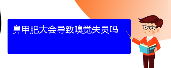 (貴陽(yáng)知名的治療鼻甲肥大醫(yī)院)鼻甲肥大會(huì)導(dǎo)致嗅覺(jué)失靈嗎(圖1)