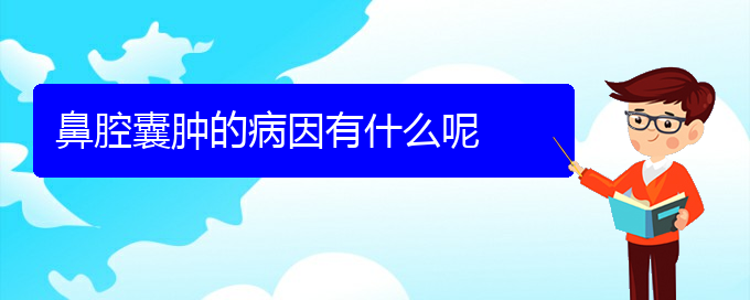 (貴陽看鼻腔乳頭狀瘤有那些方法)鼻腔囊腫的病因有什么呢(圖1)