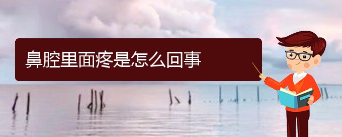 (貴陽看鼻腔腫瘤好的醫(yī)院好)鼻腔里面疼是怎么回事(圖1)