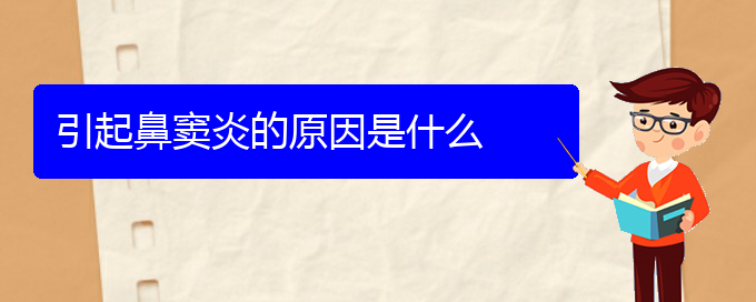 (貴陽治療鼻竇炎怎么樣)引起鼻竇炎的原因是什么(圖1)