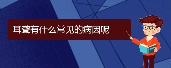 (治耳聾貴陽療效好的醫(yī)院)耳聾有什么常見的病因呢(圖1)